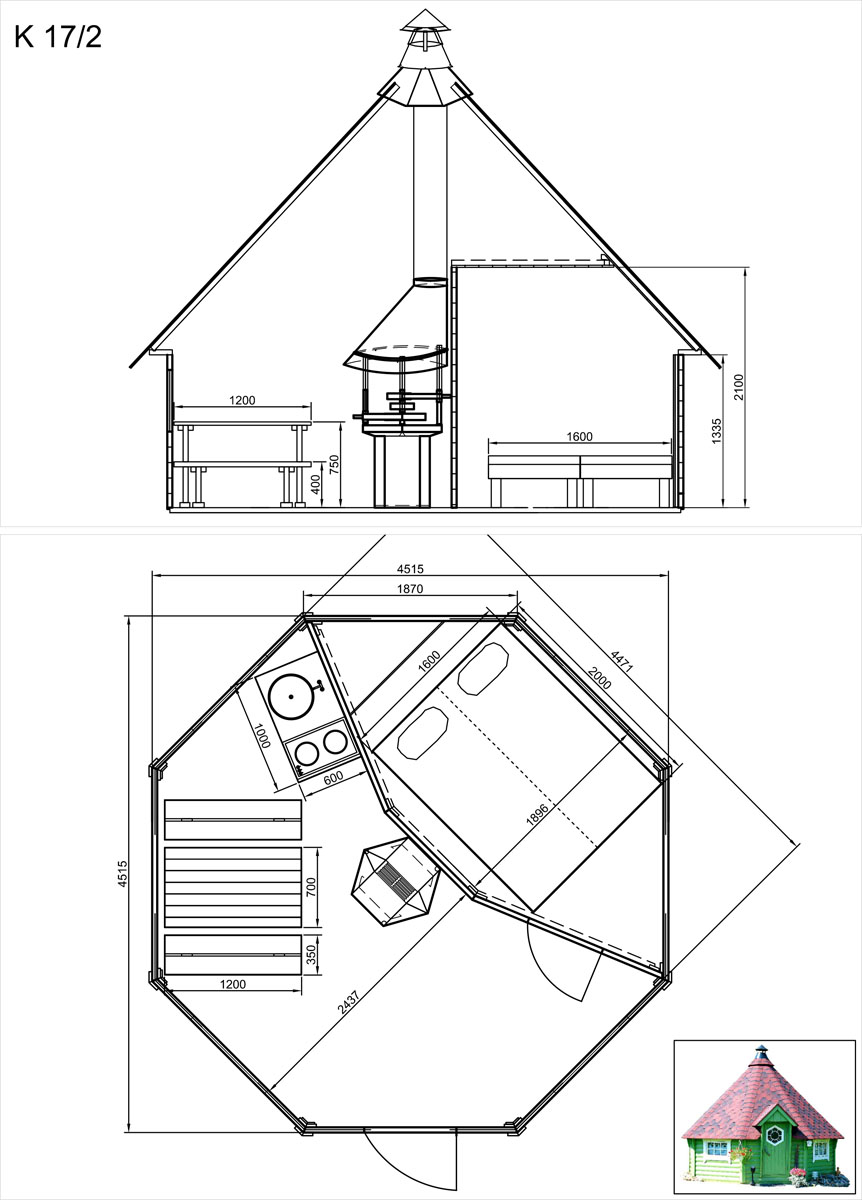 glamping hut 17 m² glamping hut 17 m²